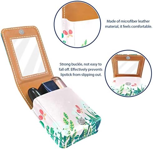Mini ruž za usne sa ogledalom za torbicu, Butterfly Portable Case Holder Organization