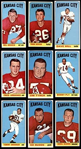 1965. TOPPS Kansas City Chiefs Team set Kansas Chiefs Chiefs NM poglavari