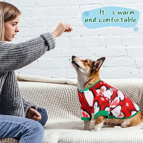7 kom pas pšeni pasa psa topli džemper pasa duks zimski pas odjeća mekani runo Štepke džemper odijelo za Chihuahua Yorkshire Kućni