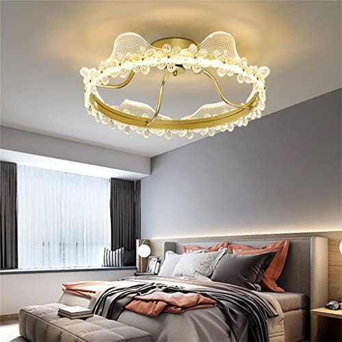 WSZTT Dnevna soba Blagovaonica Europski stil spavaća soba Kristalno staklo stropne svjetiljke Lustere okrugle svjetiljke i lampioni