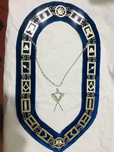 Masonski ovratnik Blue Lodge House Freemason Sekretar dragulja