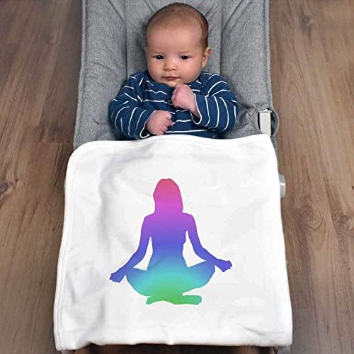 Azeeda 'Colorful Yoga ženska' pamučna beba / šal