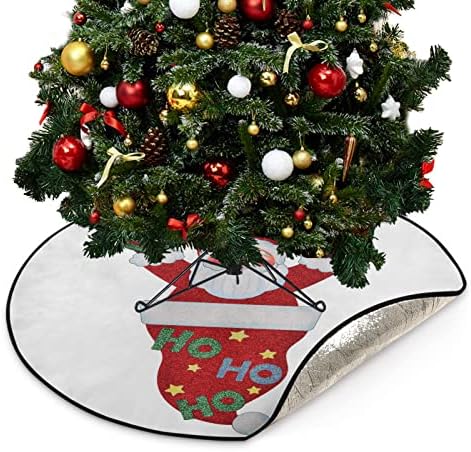 Božićni Santa Claus Božić Xmas Tree Mat suknja Vodootporna, slatka čarapa stalak za stabla za sve prilike Novogodišnje dobavljače