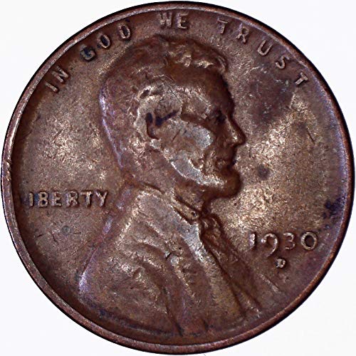 1930 D Lincoln pšenični cent 1c Veoma dobro