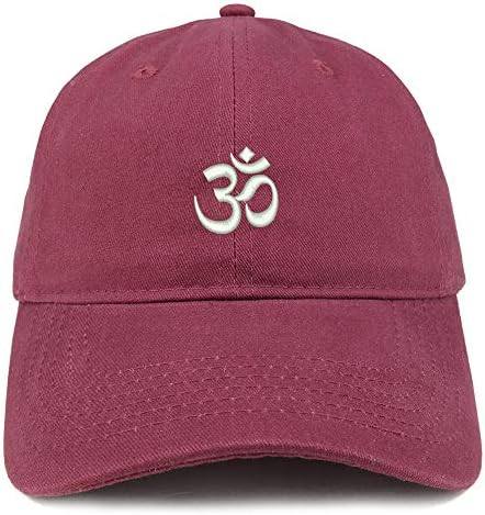 Trendy Odjeća Shop OM Simbol hinduizam izvezeni nestrukturirani pamučni tata šešir