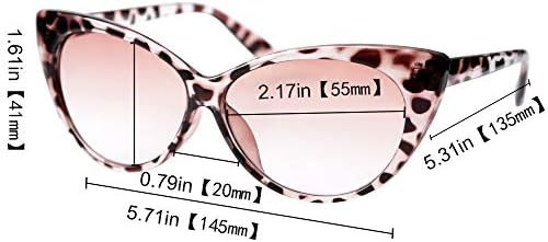 Solala 2-parni parkira modni dizajner sive zatamnjene mačje naočale za žene, 2mix, 3.5