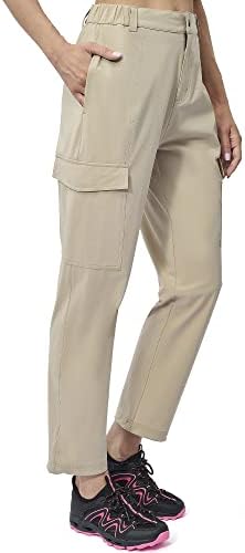 Meloo ženske vanjske planinarske pantalone - Brze suhi atletske hlače Teretni džepovi vodootporni ribolov golf putovanja