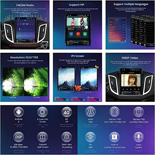 Auto-Stereo Android 11 Radio za O. pel Insignia 2008-2013 navigacija 9.7 u 2-DIN multimedijalnom Video plejeru FM primalac sa 4G 5G