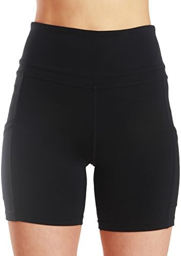 Chinfun joga kratke hlače za žene High Squik Tummy Control 4 smjerna rastezanja vježbanja trčanja bočni džepovi