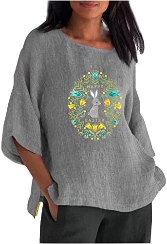 Ženska modna ljetna ispisana čipka V-izrez Top kratkih rukava Ležerne majice