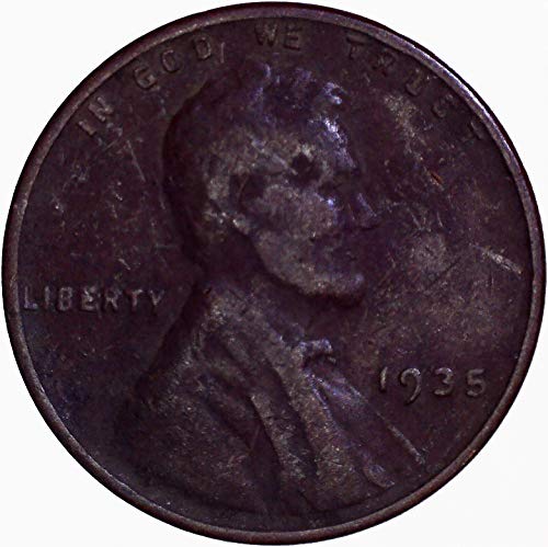 1935 Lincoln pšenični cent 1C sajam