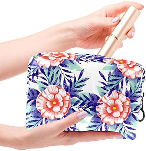 Tbouobt kozmetička torba za žene, torbe za šminke Sounty Toalet Torbica Travel Poklon, Havaji cvjetni tropski listovi