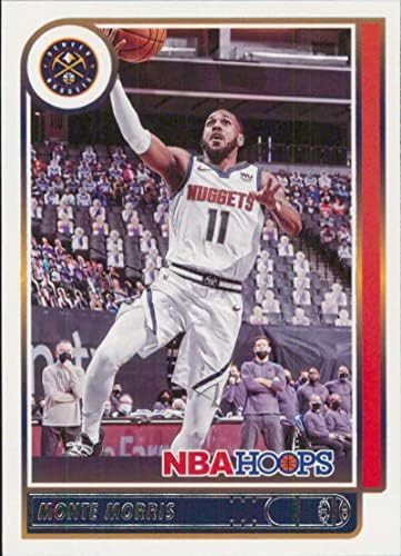 2021-22 Panini Hoops 51 Monte Morris Denver Nuggets NBA košarkaška trgovačka kartica