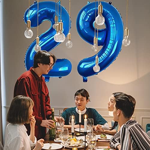 Xlood broj 37 Baloni 32 inčni digitalni balon Abeceda 37 Birthday Baloni Digita 37 Helijum baloni Veliki baloni za rođendanski zalihe