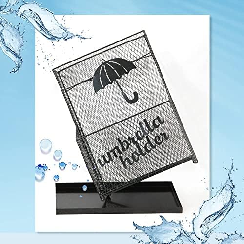 Raskum Skladištenje kišobrana za kućne kišobran bačve željeznog postavljanja cijevi Jednostavni viseći kišobran regal za skladištenje
