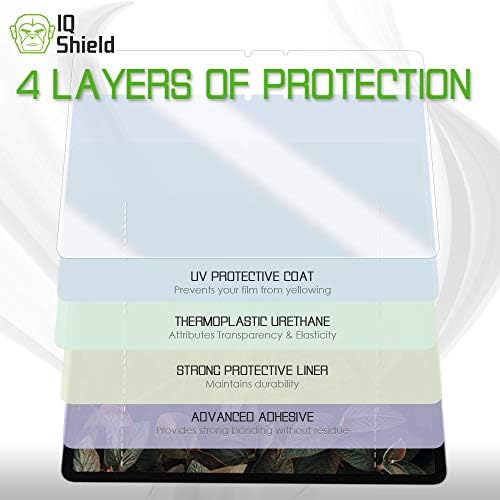 Iqshield zaštitnik ekrana kompatibilan sa Samsung Galaxy Tab S7 prozirnim filmom protiv mjehurića