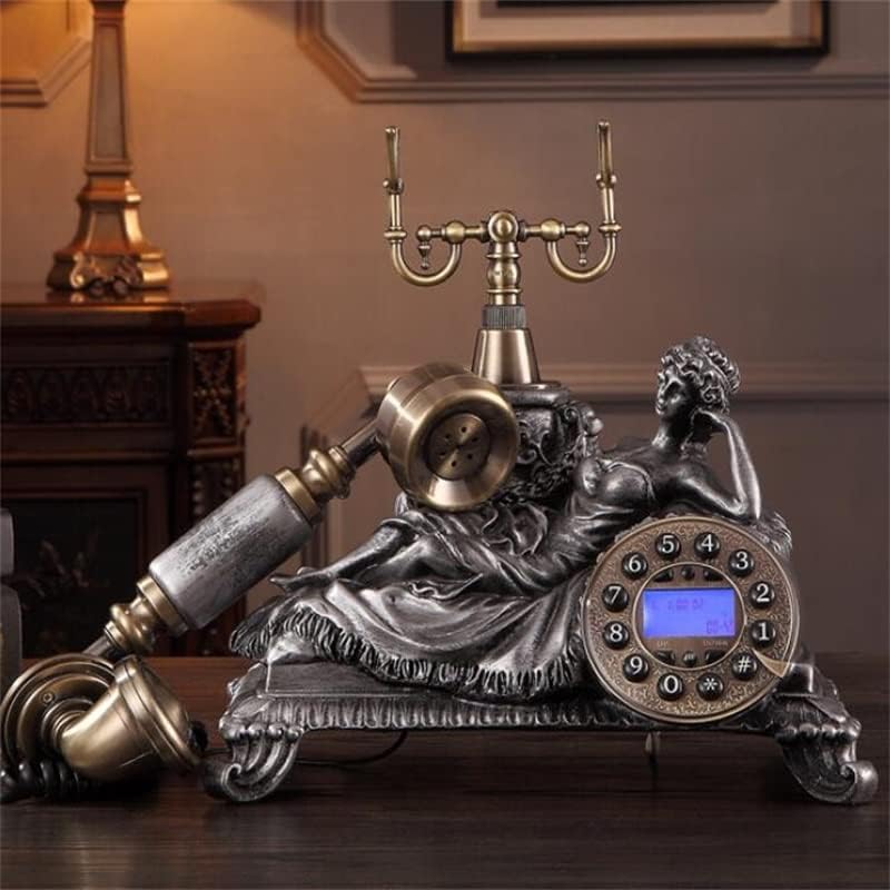 Gayouny Landlin Telefon za uredski kućni hotelski ukras za obrt poklon stola Telefon Telefonska klasična ured američkog stila