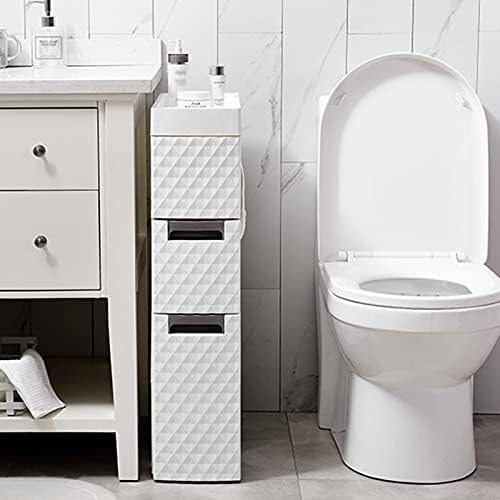 QFFL višeslojni ručnik za pošiljke, kupaonica Držač za toaletni papir sa 4 kotača, praonica rublja kolica, vodootporna i izdržljiva,