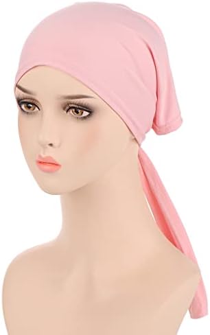 4 komada Ženska puna pokrića pamučna hidžaba kapa muslimanska hat hat podvlaka podvlaka modernog motora