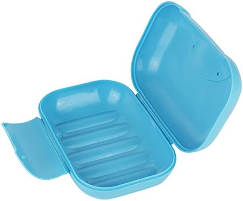 OFXDD putna posuda za sapun, držač sapuna sa poklopcem, izdržljiva Plastična kompaktna kutija za sapun za dom ili kupatilo