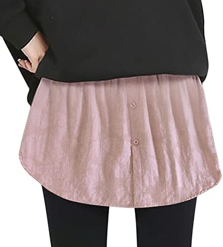 Ženske modne suknje za žene Trendi ispisane košulje za košulje džemper trim Extender Elastična struka Proširena suknja