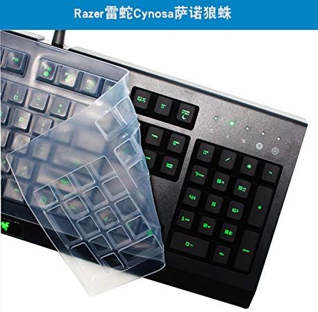 Prozirna prozirna silikonska tastatura zaštitni poklopac za Razer Ornata Chroma Gaming Keyboard