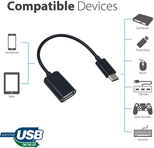 OTG USB-C 3.0 adapter kompatibilan sa vašim LG Xboom Go PN5M za brzu, provjerenu, višestruke funkcije kao što su tastatura, pogoni