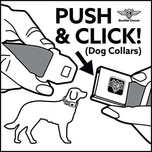 Kopča za palice za pse Sitbelt Buckle Flash Logo3 Poses crno crveno zlato, višebojni, širine 1 - od 15-26 vrata - velike