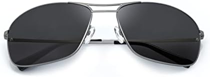 Revo Muške okrugle modne sunčane naočale, mat hromirani okvir / grafitni objektiv, jedna veličina