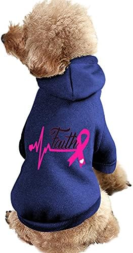 Funnystar Faith Woodbeatna kabina, karcinoma dojke Štampani kućni ljubimci s kapuljačnim psima kombinezon mačja pulover odjeća slatka