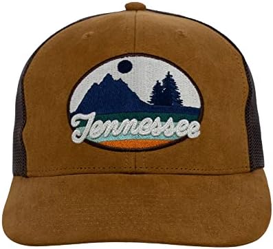 Lokalne krune Tennessee Faux Suede Retro Views kamiondžija Podesiva snapback šešir tan