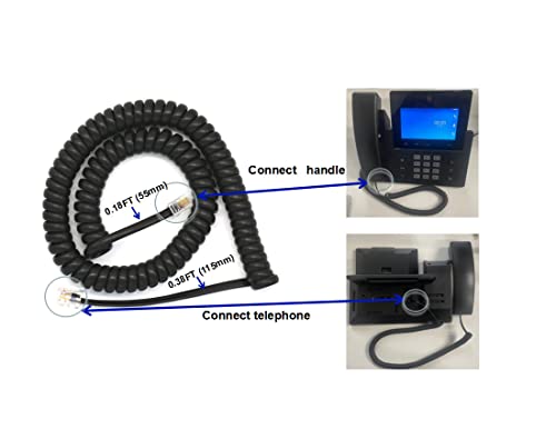 THECON CORPE ATARKNOA, VoIP telefon, žica za slušalicu, 4P4C RJ9 utikači Standardna linija