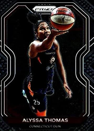2021 Panini WNBA PRIZM # 42 ALLYSSA THOMAS CONNECTICUT Sun Basketball Trading Card
