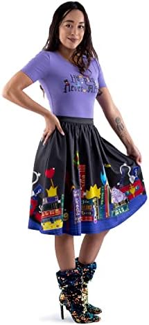 Loungefly Stitch Shoppe Disney Villain Knjige i ikone Sandy suknja