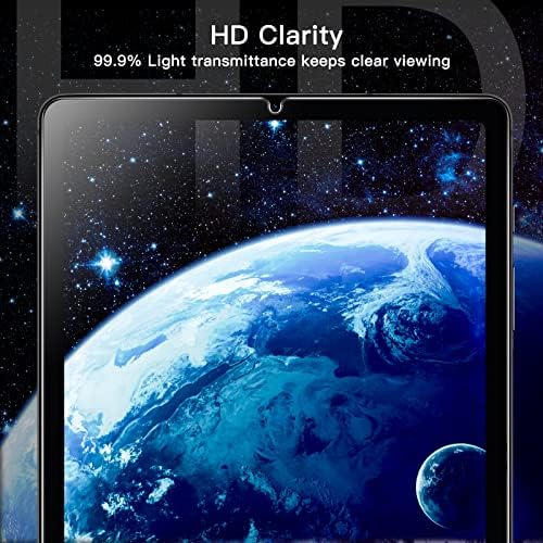 JETech zaštitnik ekrana za Samsung Galaxy Tab S6 Lite sa Okvirom za jednostavnu instalaciju, filmom od kaljenog stakla od 9h, HD Clear, 2 pakovanja
