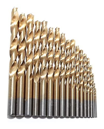 Čelične burgije ručna zanatska burgija 19kom / Set M35 Cobalt HSS set burgija 1,5 - 10mm Twist burgije ravne drške kvalitet gvožđa za obradu metala za obradu metala svrdlo