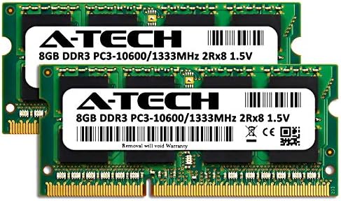 A-Tech 16GB komplet memorije Ram za Lenovo IdeaPad P400 Touch - DDR3 1333MHz PC3-10600 Non ECC SO-DIMM 2RX8 1.5V - Laptop & Notebook