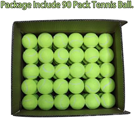 ZHUOKECE teniske lopte, 90 paketa za treniranje teniskih loptica za vježbanje, lopte za igranje pasa za kućne ljubimce, prikladne