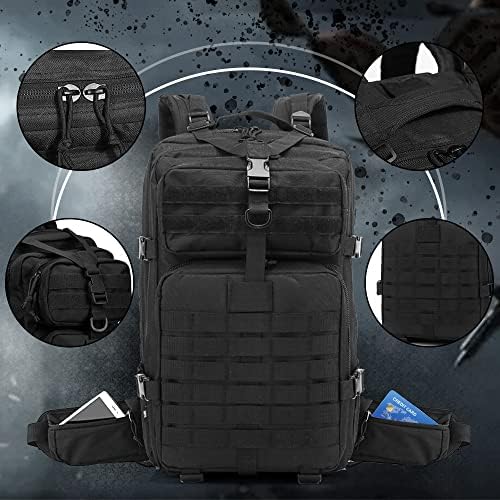 EMDMAK vojni taktički ruksak, veliki vojni paket vojska 3-dnevni jurišni paket Molle torba ruksak