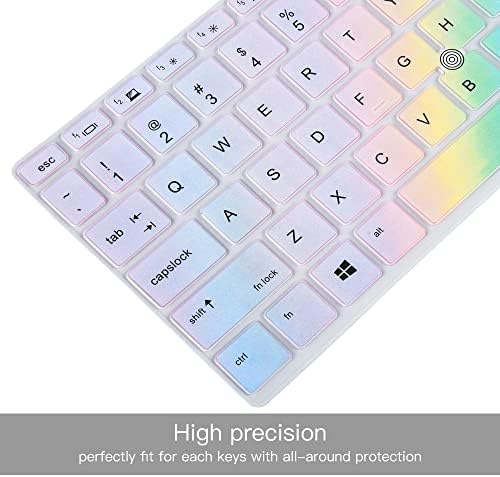 Tastatura Cover Skin za HP Elitebook 840 G5 & 840 G6 14 Notebook, HP Elitebook 745 G5 & 745 G6 14 & HP ZBook 14u G5 poklopac tastature Protector skin Accessories , Colorful Rainbow