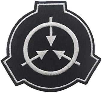 Posebni postupci za zadržavanje SCP Foundation Logo Zakrpa kuka i petlje Taktički moral Applique Fastener Vojni vezeni zakrpa 2pcs