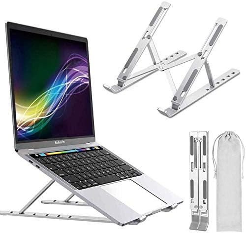 Boxwave Stand i Mount kompatibilan sa ASUS Vivobook 15 - kompaktan QuickWitch laptop stalak za laptop, prenosiv, višestruki štand za gledanje ASUS VIVOBook 15 - Metalno srebro