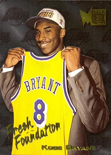 1996-97 Fleol Metal Basketball 137 Kobe Bryant Rookie kartica