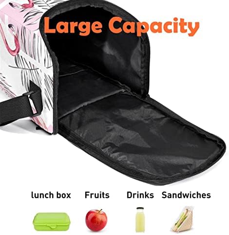 Guerotkr torba za ručak za žene, kutija za ručak za muškarce, ženska kutija za ručak,flamingo