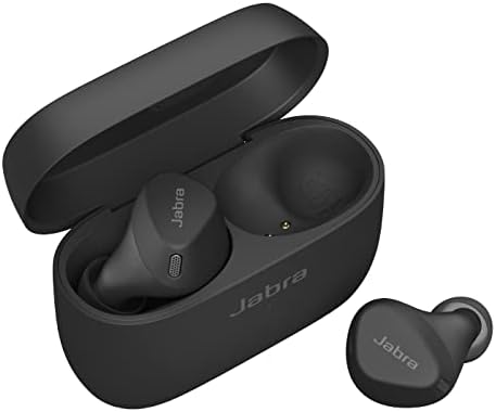 Jabra Elite 4 Aktivne ušne ušne uši - istinite bežične ušice sa sigurnim aktivnim fit, 4 ugrađenim mikrofonima, aktivnim otkazivanjem buke i podesivom tehnologijom slušanja - crna