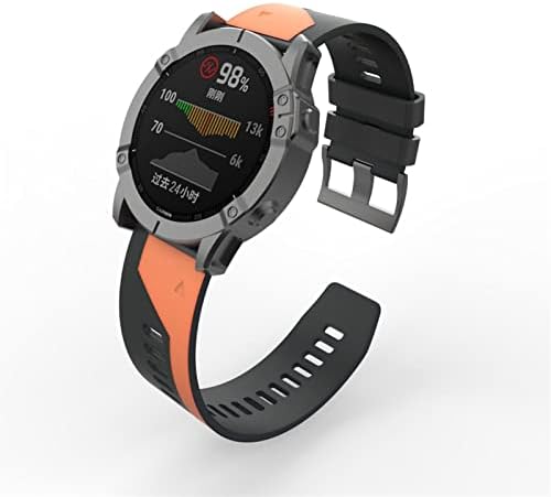 BNEGUV Sport silikonska traka za sat Narukvica za Garmin Fenix 6x 6 Pro 5x 5 Plus 3 h Smartwatch 22 26mm Easyfit narukvica za brzo oslobađanje