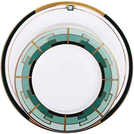 Liveinu Minimalistički modernog stila porculanske večere Ploče za desert Posluživanje čajnih čajnih čaša i tanjira 12 inča / 30cm