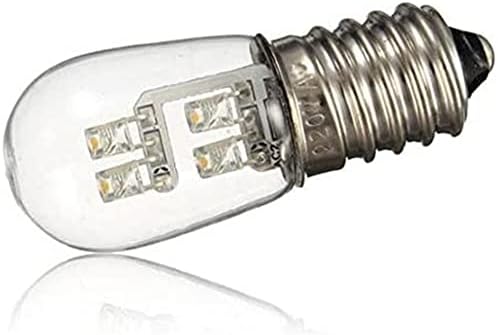 Najbolje kupiti® S6 LED Noćna sijalica od 0,36 W, zamjena od 6 W i baza za kandelabre E12, topla bijela 15-20 lumena