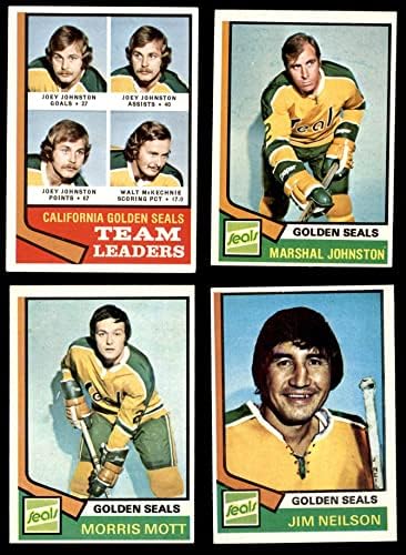 1974-75 Topps California Golden Seals Team set California Golden Sells Ex / MT Zlatne brtve