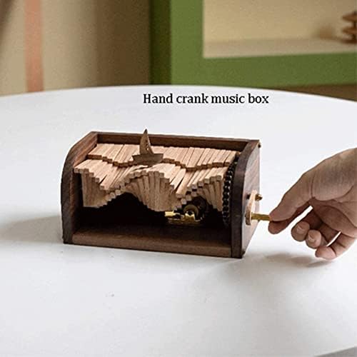 VCADEN MUSIC BOX ručna ručna muzička kutija Drvene ručno izrađene predmete i DIY sastavljena muzička kutija za ljubitelje i prijatelje